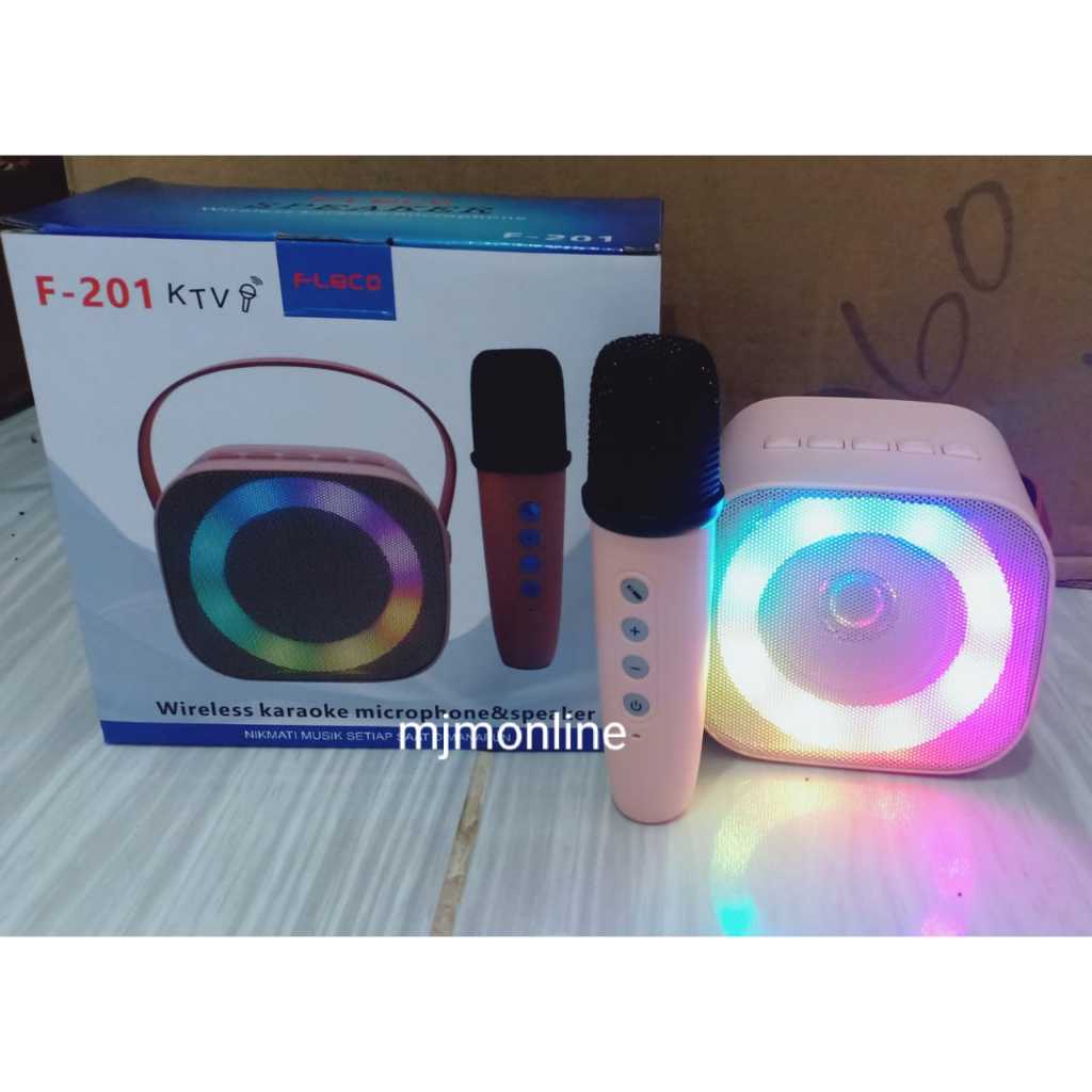 Speaker karaoke bluetooth FLECO F-201 Series mini KTV speaker portable