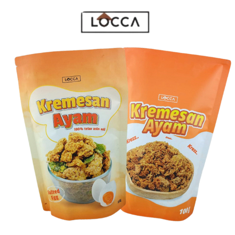 

Locca Kremesan Ayam 100gr Taburan Kremesan Ayam Snack Sehat Locca