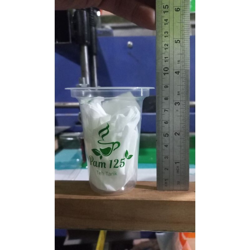 Sablon cup . sablon cup kecil 170ml GKI