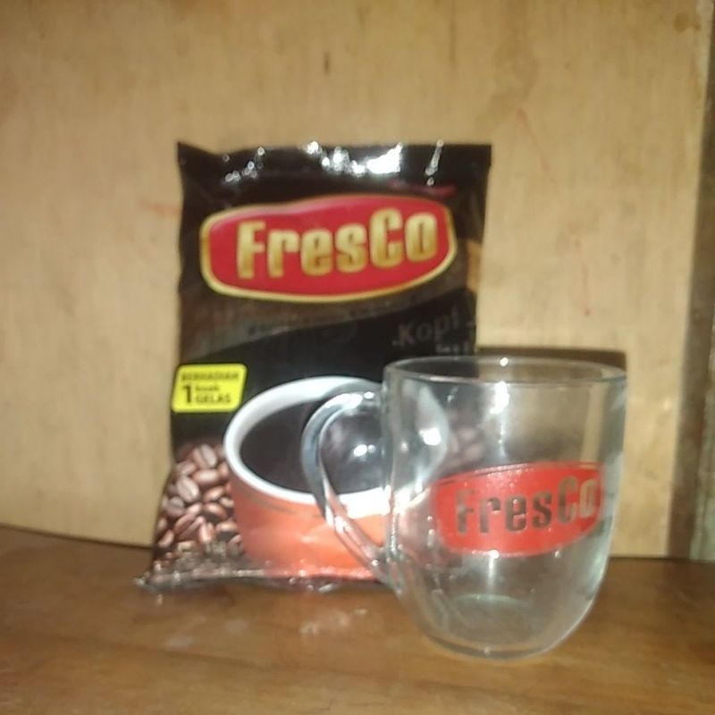 

fresco kopi bubuk berhadiah 1buah gelas