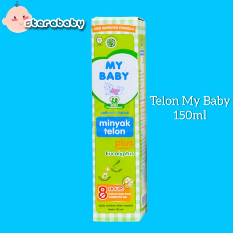 MY BABY MINYAK TELON 150 ML | Minyak penghangat tubuh bayi | Minyak telon my baby