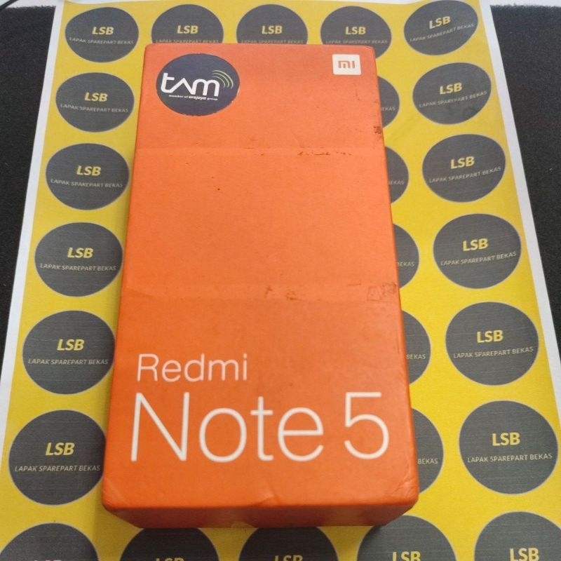 DUS BOX XIAOMI REDMI NOTE 5 ORIGINAL BEKAS