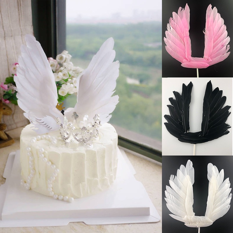 Topper sayap malaikat/Hiasan cake sayap/Topper Lucu dan kualitas bagus/Sayap Besar