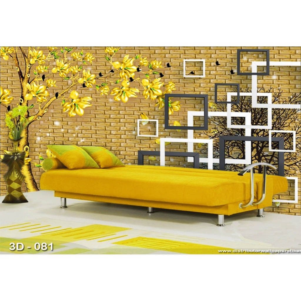 Wallpaper Dinding 3D Custom Wallpaper Dinding Kotak Hitam Putih Wallsticker