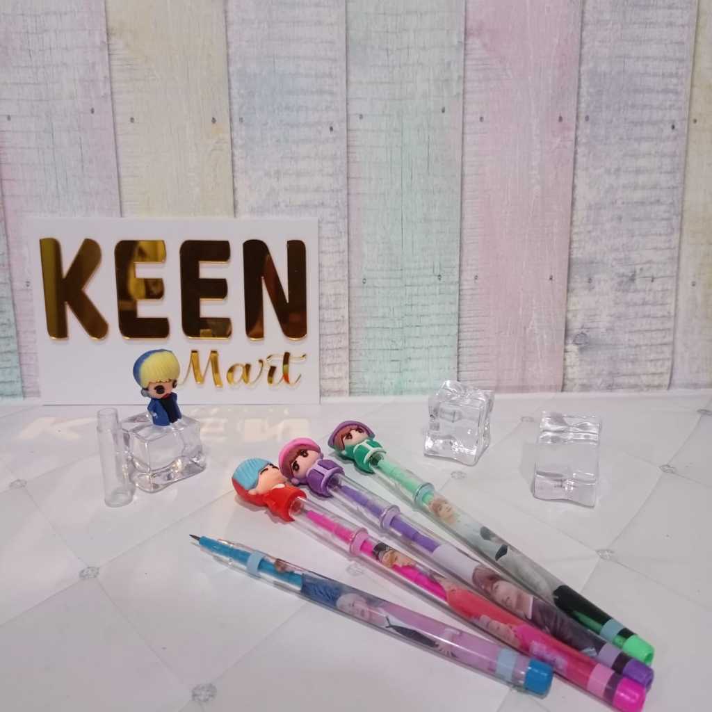

Pensil lantu/lantu bensia/pensil cabut lucu/pensil bongkar pasang BTS ORANG