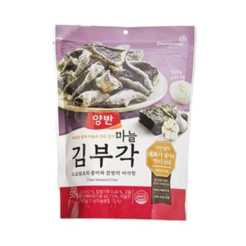 

dongwon crispy seaweed garlic 50 gram