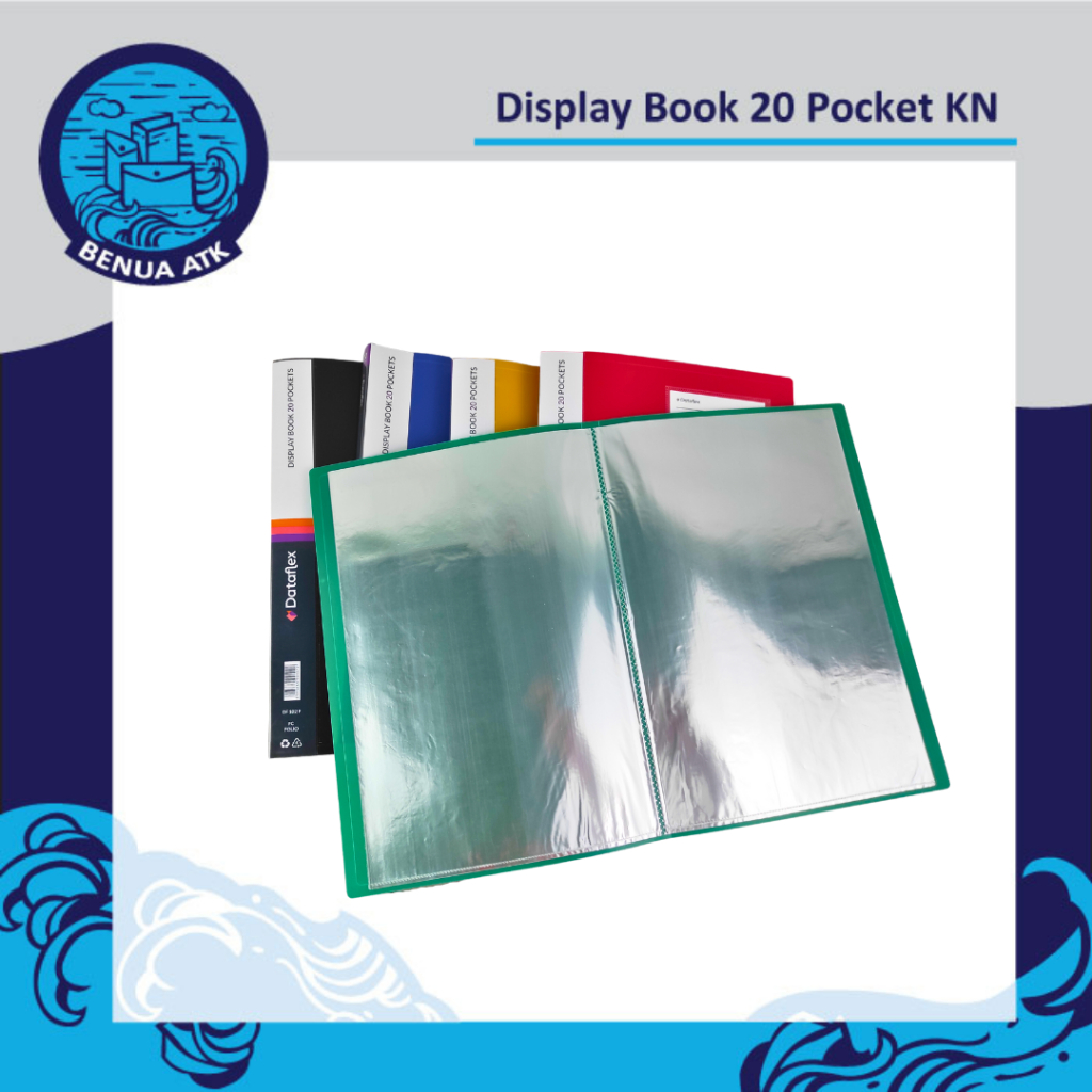 

Display Book / Clear Holder 20 Pocket + Kartu Nama Folio Dataflex DF-821