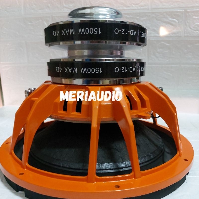 Subwoofer ADS 12" SUBWOOFER ADS AD 12 O Super Bass Subwoofer ADS MAGNET BESAR