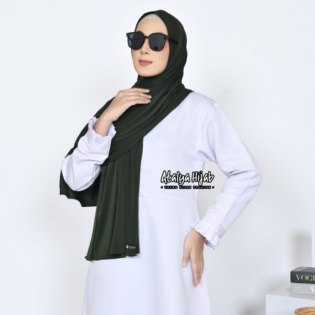 Instan Pashmina New Normal HIjab Masker / Jilbab Instan