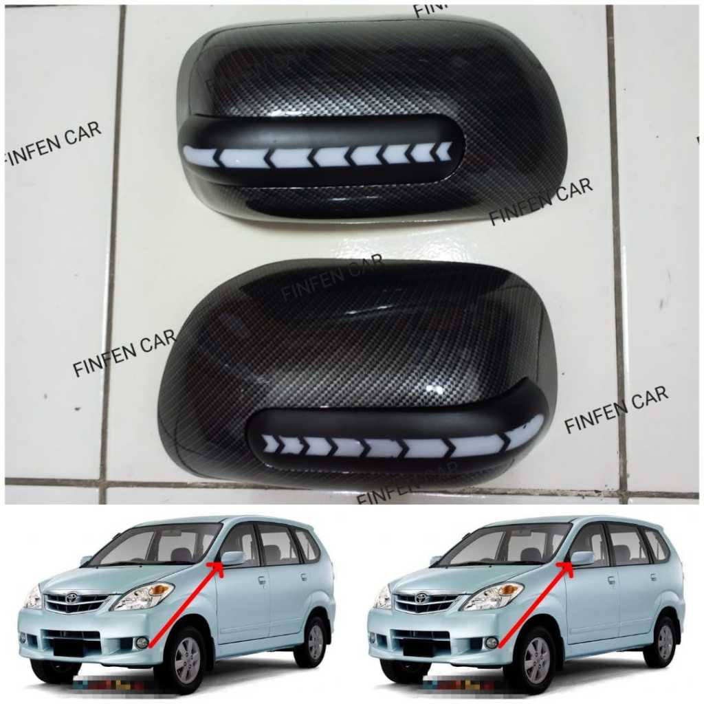 Cover Spion Carbon Lampu Running Avanza lama 2007 -2011 type G