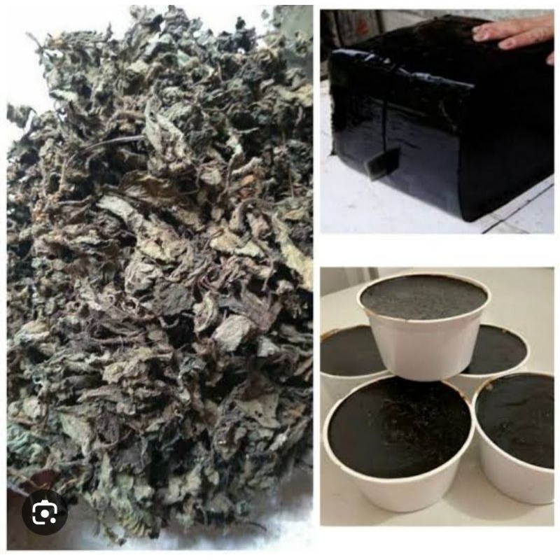 

Daun Cacah Janggelan / Cincau Kering asli Pacitan(bahan jelly) 1 kg