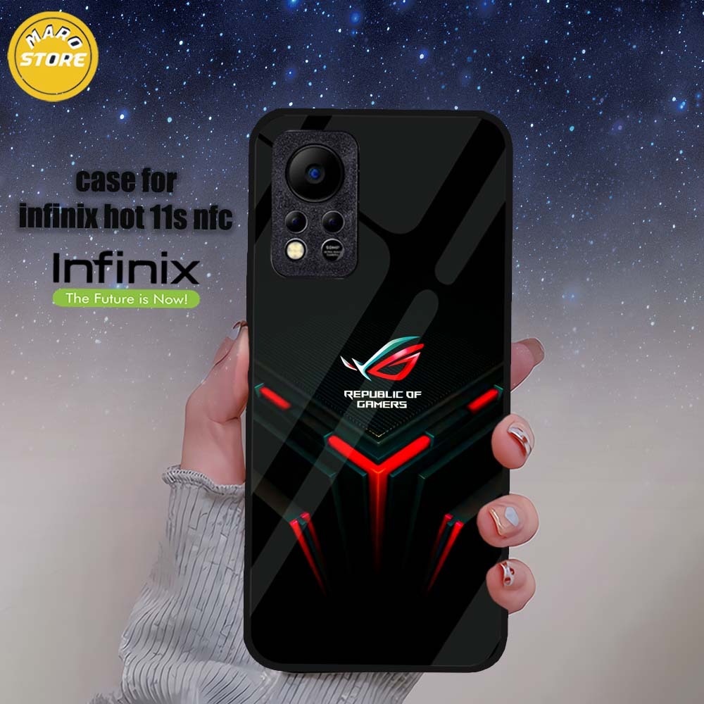 (GF30) Case Softcase Glossy Infinix Hot 11S Nfc | Casing hp Infinix | Pro Pic Hd | Motif Rog