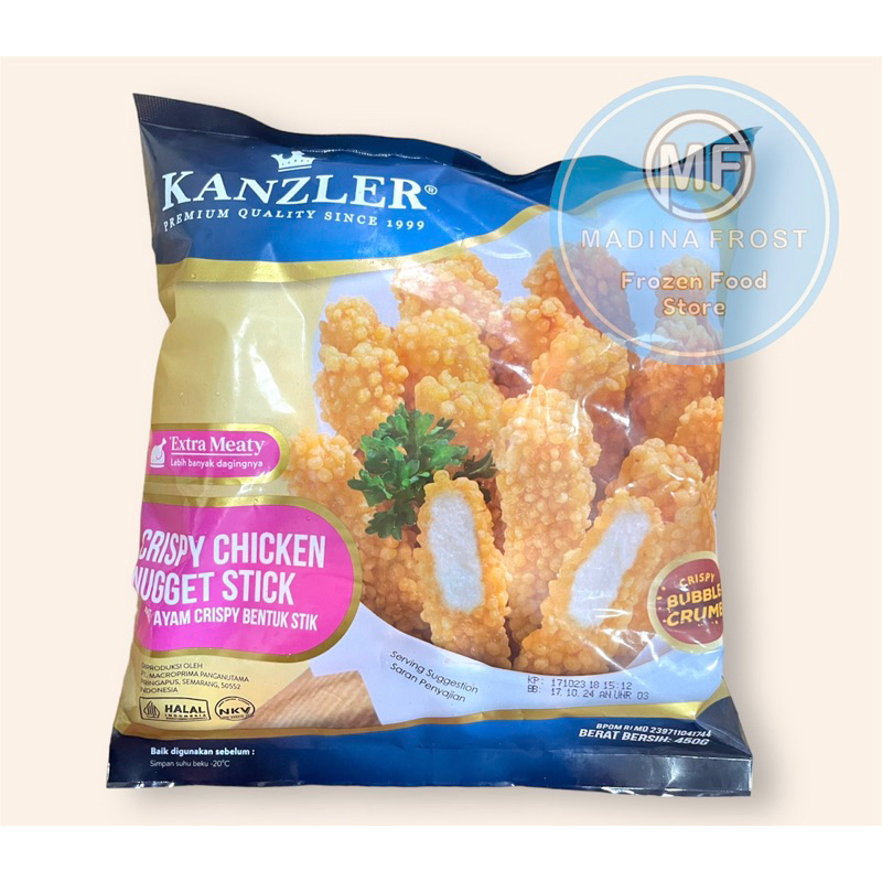 

KANZLER CRISPY CHICKEN STICK NUGGET 450g