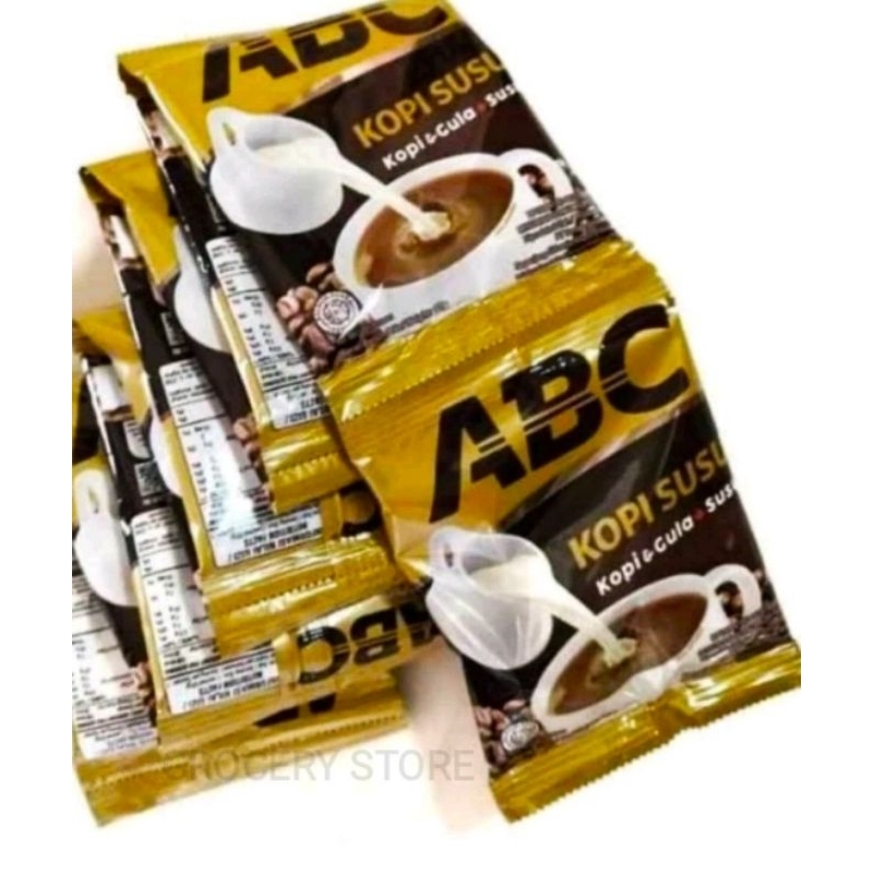 

Kopi ABC Susu Kemasan 33gr 1 Renceng (10Sachet) - ABC Kopi Susu (10 Sachet)