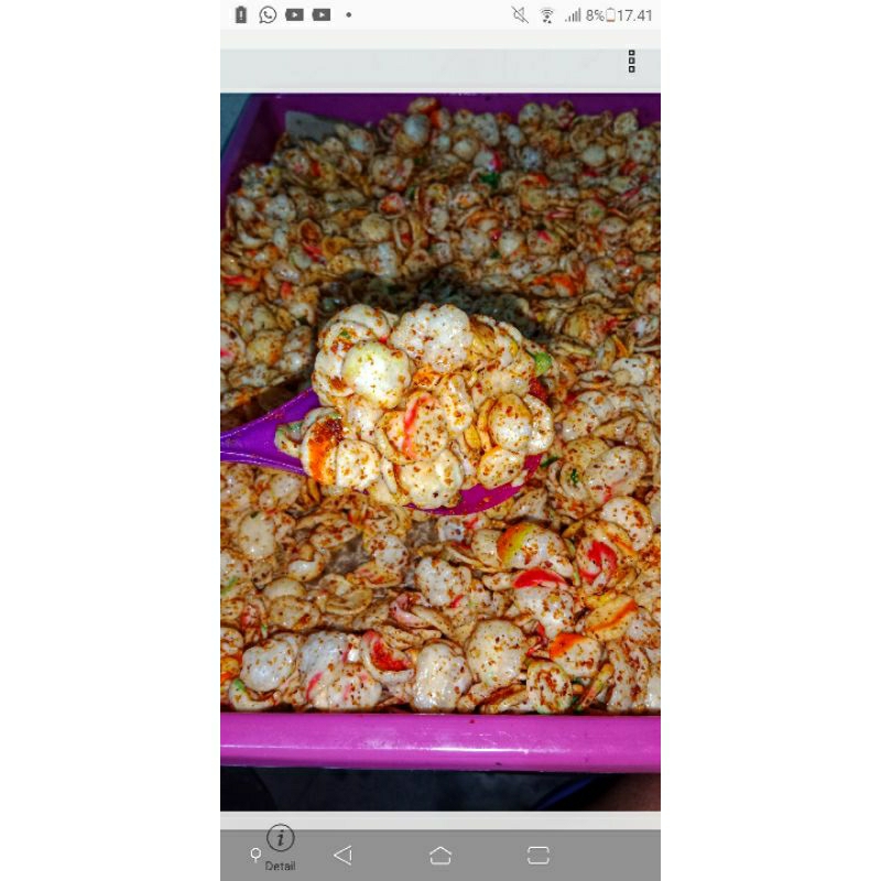 

kerupuk seblak pedas gurih