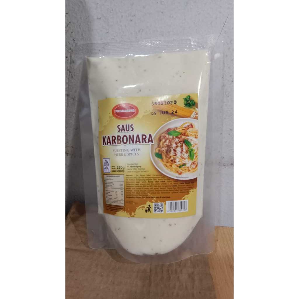 

PRIMA SAUS KARBONARA 250GR