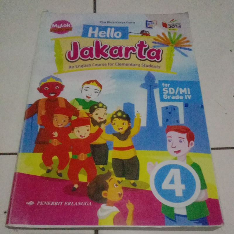 BUKU HELLO JAKARTA SD MI KELAS  4 ERLANGGA