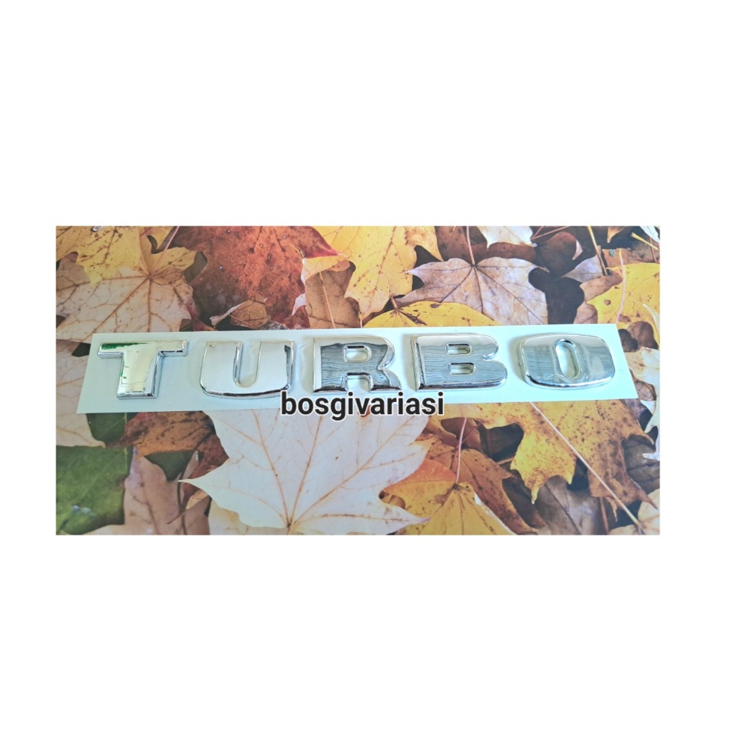 emblem turbo panther/ emblem Tulisan Turbo isuzu panther Turbo / panther turbo
