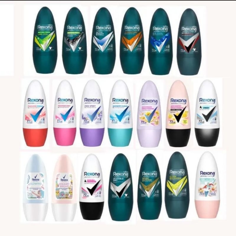 REXONA Roll On Deodorant Wanita - Rexona Roll On Men 40ml/45ml