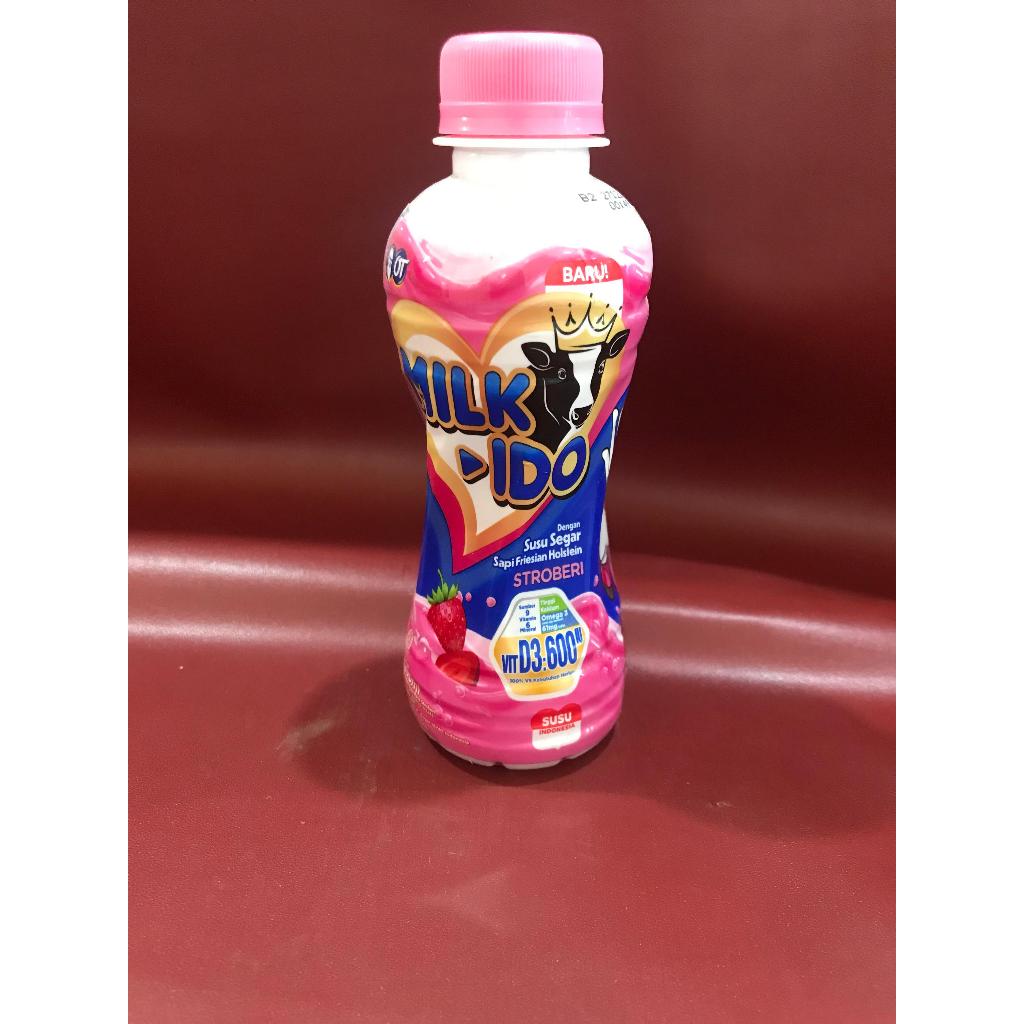 

Milkido Strawberry 200ml - Minuman Susu Rasa Strawberry