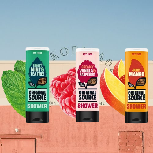 Original Source Shower Body Wash 250 ml / Original Source Shower Mint & Tea Tree / Vanilla / Manggo