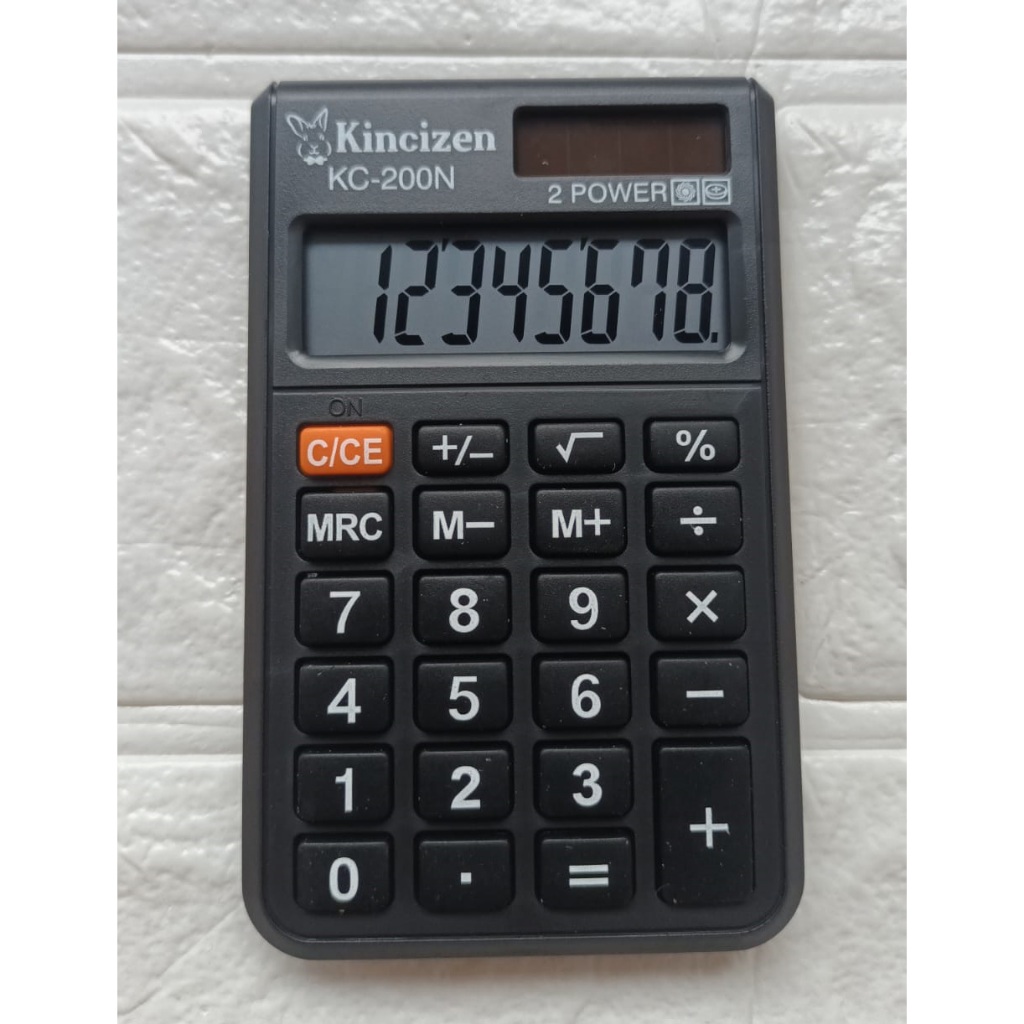 

KC 200 - Kalkulator Mini 8 Digit - Kalkulator Pocket Saku
