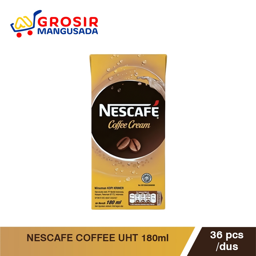 

Nescafe Coffee UHT 180 ml / Grosir Kopi Nescafe Kotak Instan 36pcs
