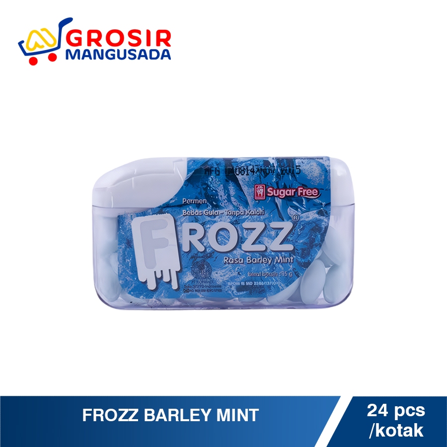 

Frozz Barley Mint 15 gr / Permen Harga Grosir 24pcs