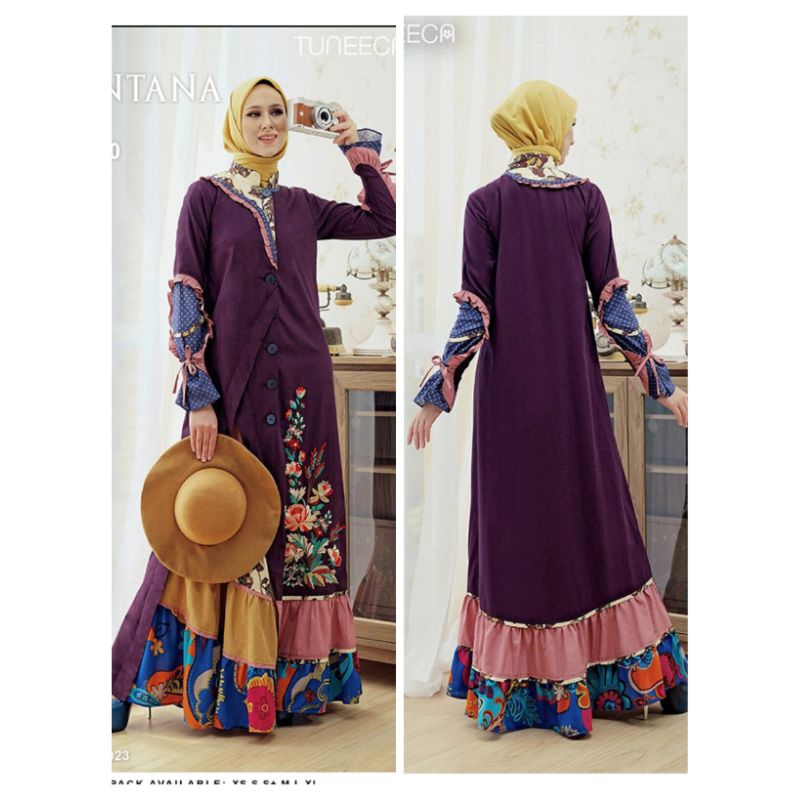 Tuneeca Lantana T-0523023 / Tuneeca My lady / Gamis Kekinian