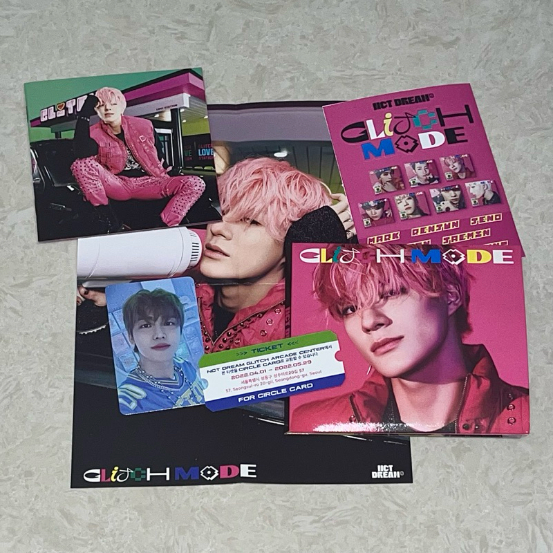[READY STOCK] Digipack NCT DREAM Glitch Mode Jeno + PC Jaemin SET