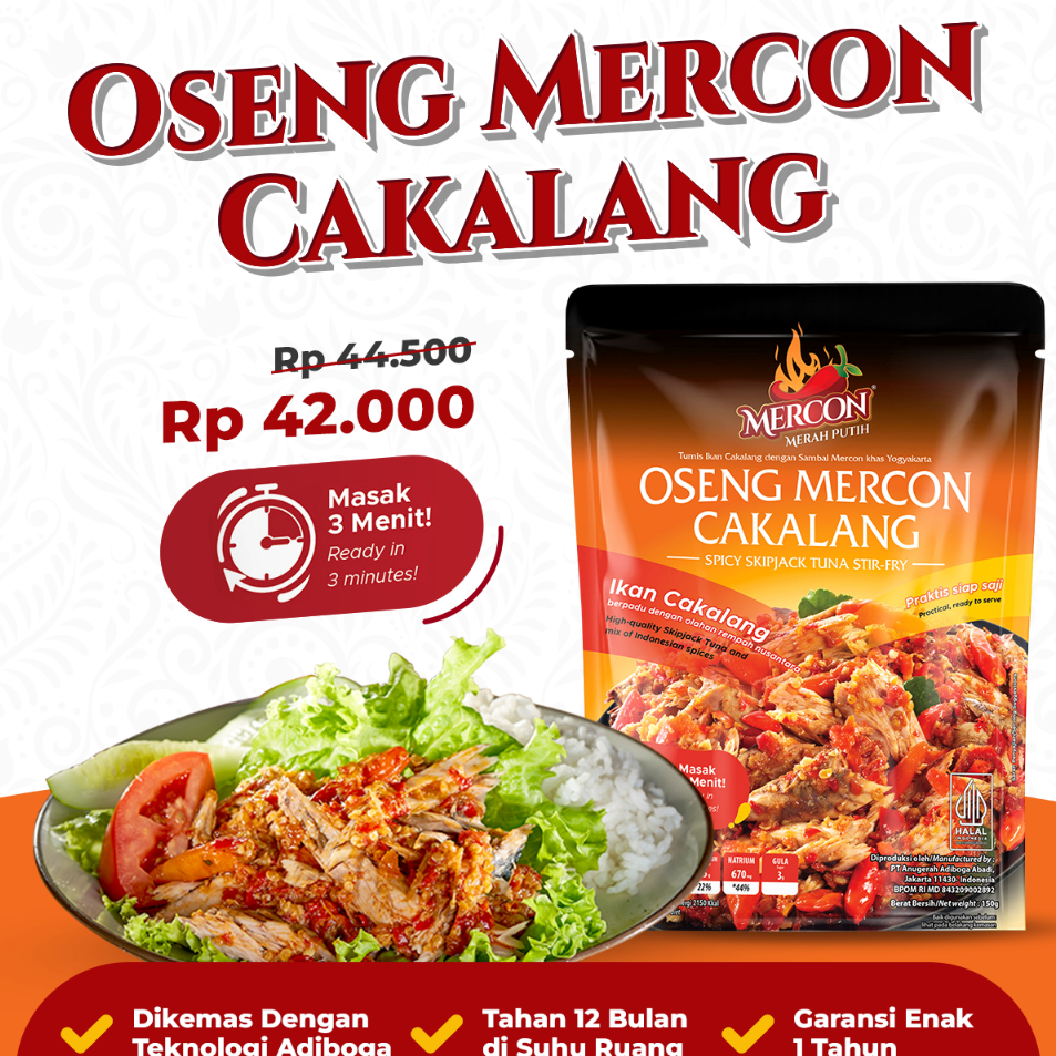 

Terbaru Mercon Merah Putih - Satuan || Oseng Mercon Cakalang