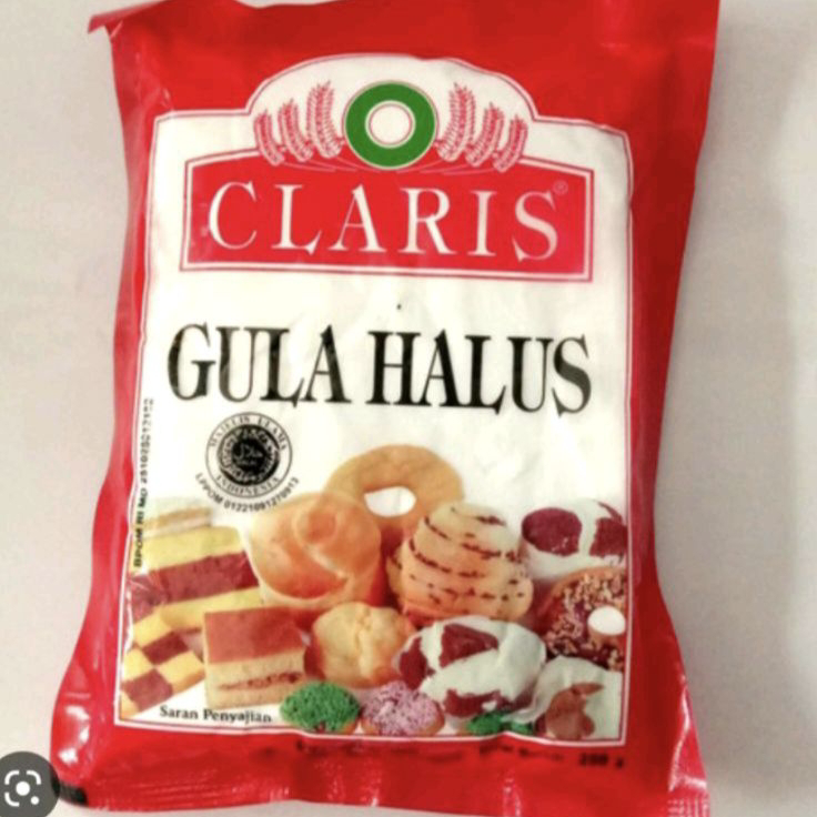 

➧➣✩✸ Gula Halus Claris 250 gr Merah