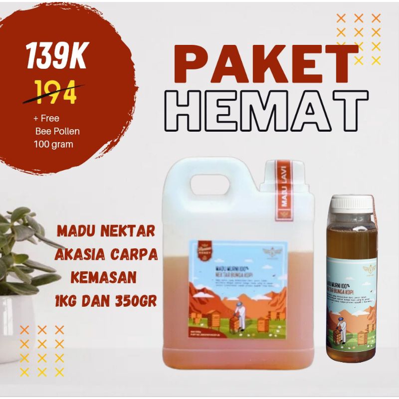 

Madu Murni Pahe Nektar Kopi 1Kg dan 350gram