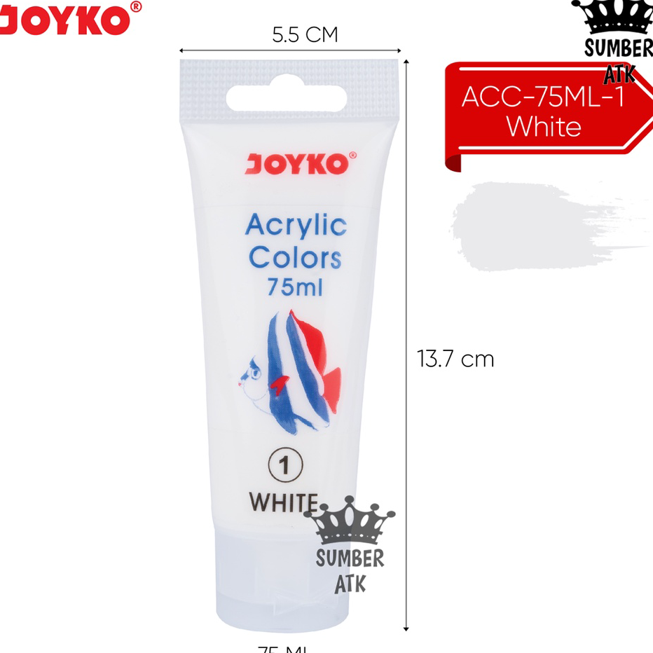 

Diskon Promo Acrylic Color Cat Akrilik Joyko TiTi ACC-75ML