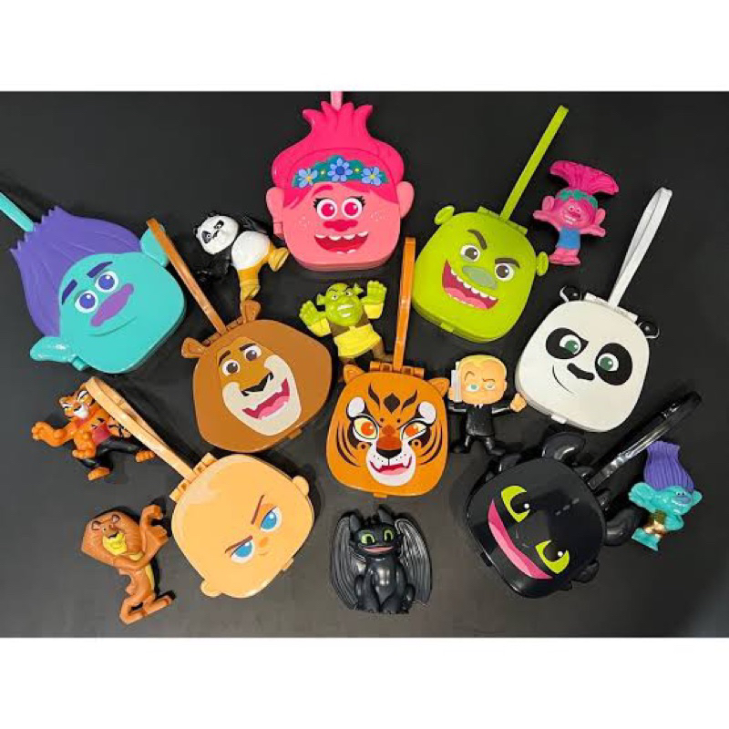 RK Mainan Dreamworks (Figure Baby Boss, Kungfu Panda, Trolls, Shrek, Toothless)