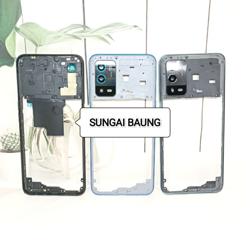 Bezel Bezzel Tutup Mesin Tulang Samping Oppo A55 4g