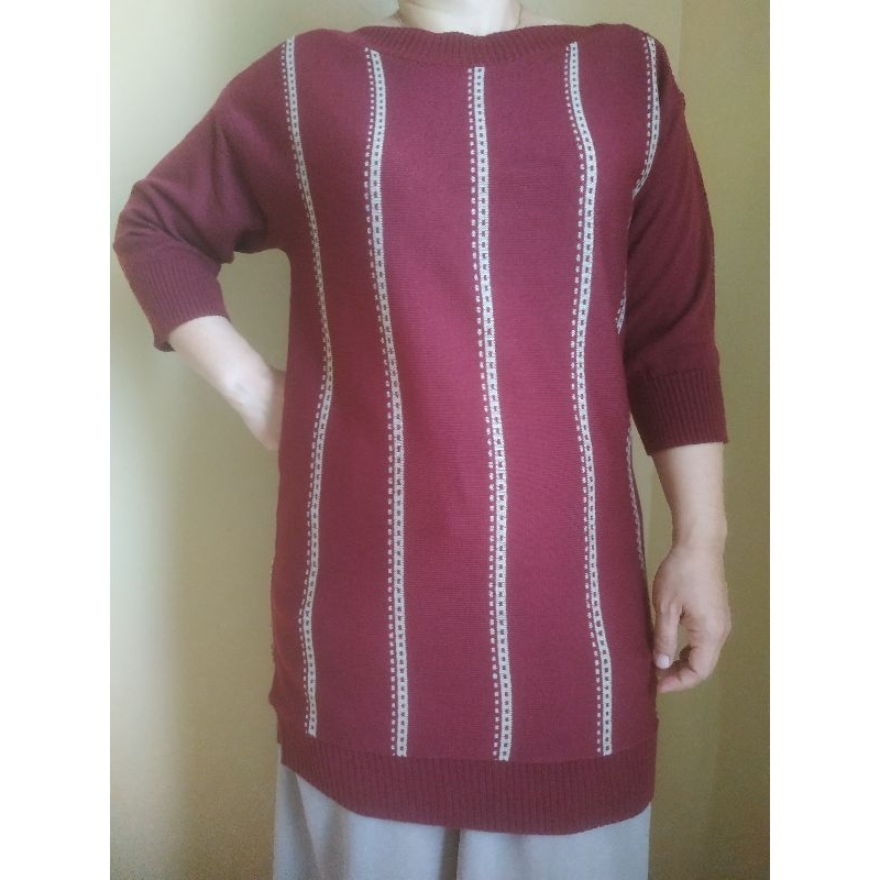 Atasan Baju Rajut Wanita Kekinian