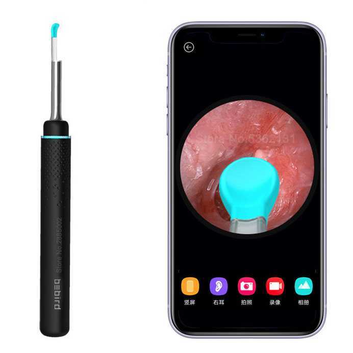 Bebird Kamera Endoskopi Pembersih Telinga Otoskop Wireless Endoscope