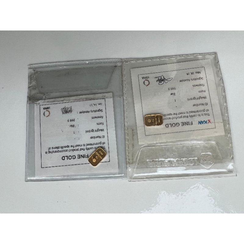 Emas Antam FINE GOLD retro 1 gr