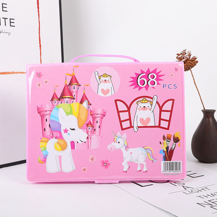 

Terkini SMS Drawing Set 68Pcs Oil Pastel Crayon 68 IN 1 Set Krayon Mewarnai dan Melukis Lengkap dengan Cat Air Alat Mewarnai Anak Anak Bentuk Koper