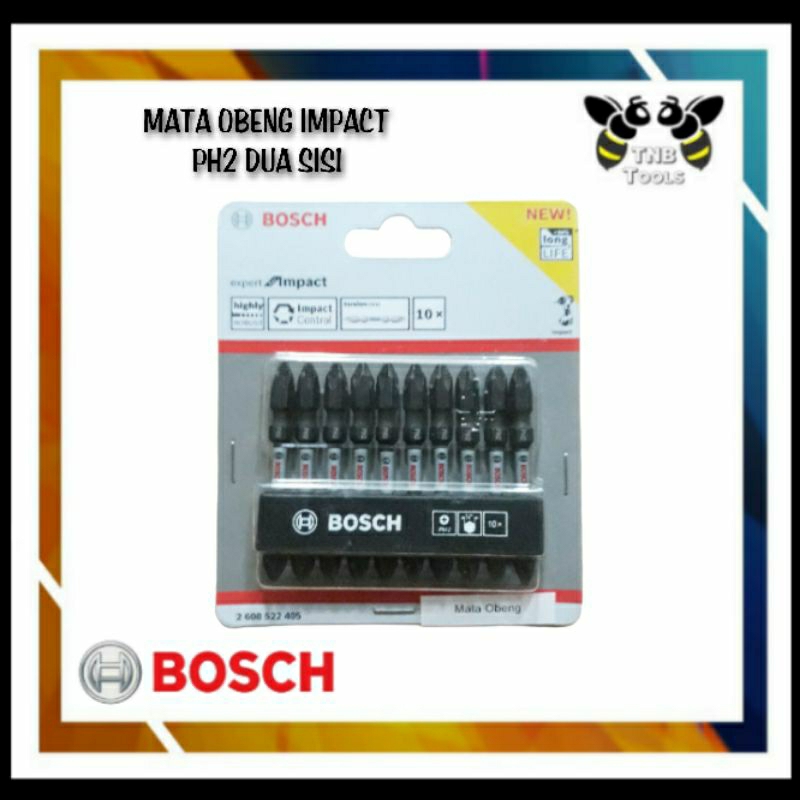 BOSCH Mata Obeng Impact PH2 Dua Sisi