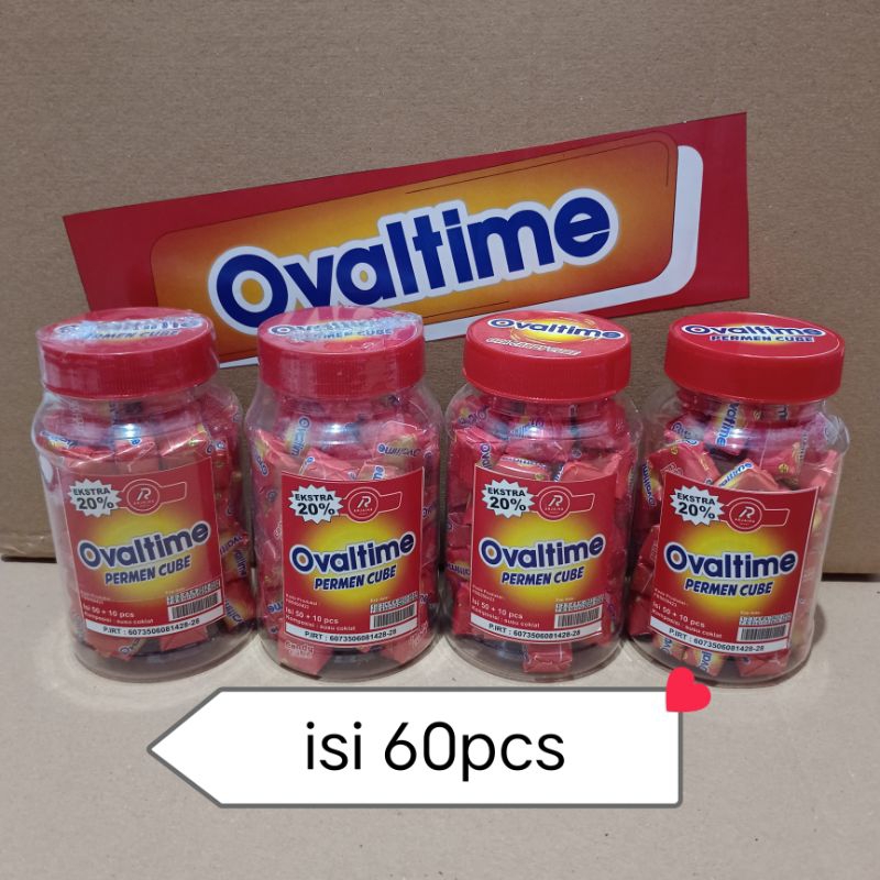 

Permen Viral Permen Candy Cube OVALTIME Permen Milo Millo Isi 60 Pcs