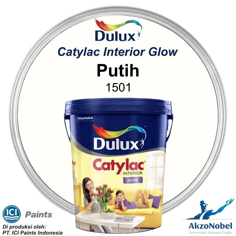 CAT DULUX CATYLAC GLOW 4.5 KG - PUTIH 1501