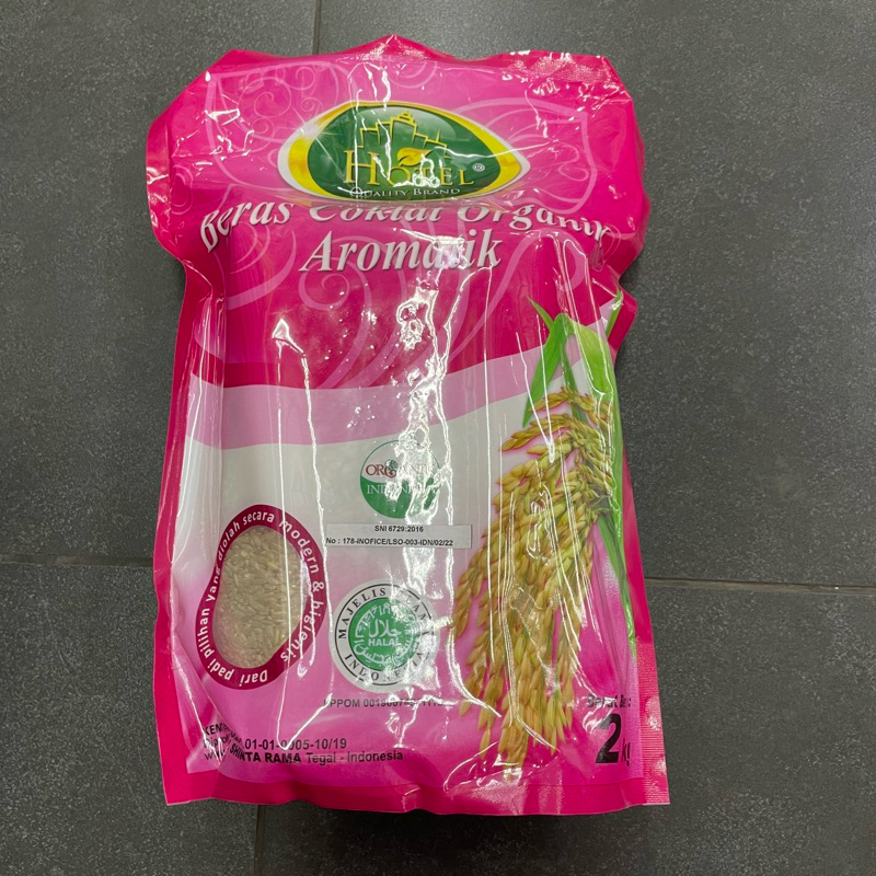 

Beras Coklat Wangi Pandan Alami Organik HOTEL 2kg