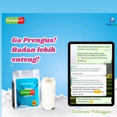 

ETAWAVIT 1000GR SUSU KAMBING 1 KG KANDUNGAN 60% Susu Kambing Kiloan Premium