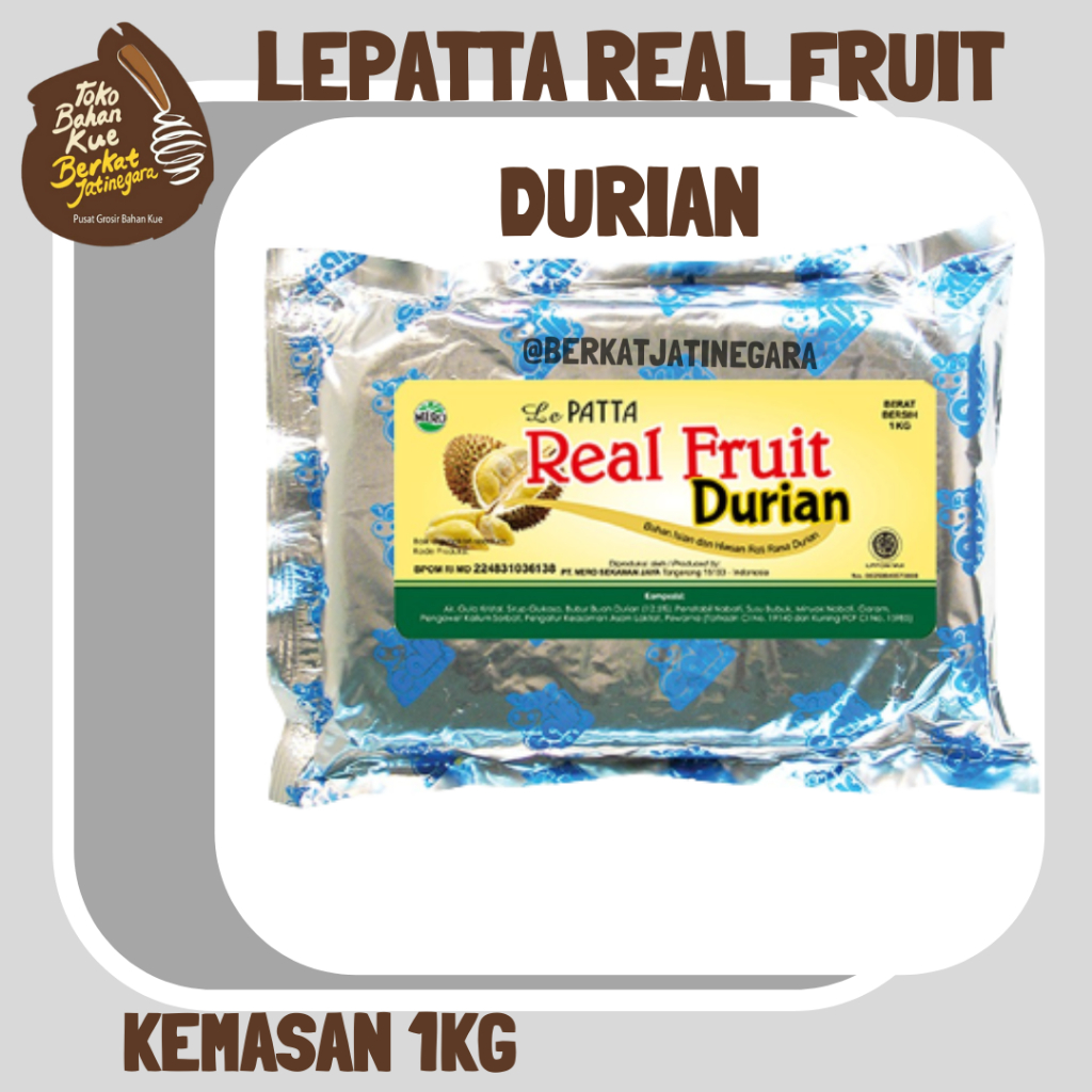 

LEPATTA REAL FRUIT DURIAN 1KG