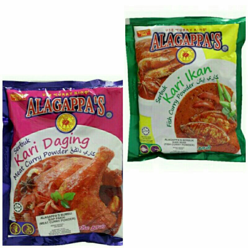 

Alagappan Bumbu Kari Ikan dan Daging 250 Grm