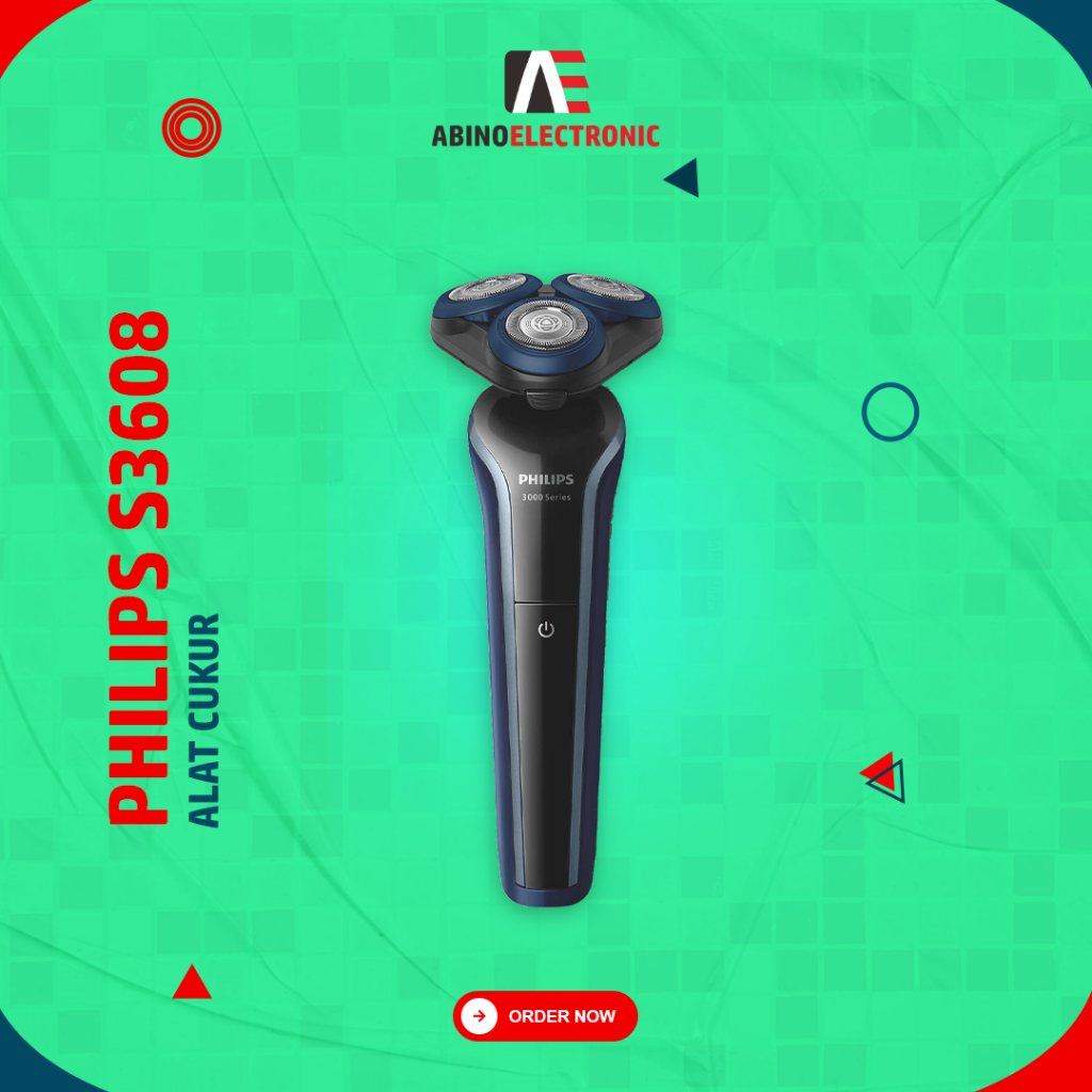 Mesin Cukur Philips S3608 Alat Pencukur Elektrik Kumis Jenggot Jambang