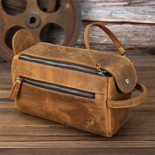 Pouch Handbag Kulit Asli Pria - Tas Tangan Kulit - Clutch kulit - Pouch Bag