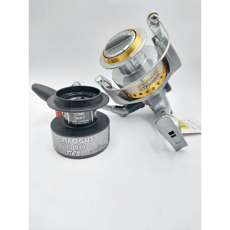 SALE Reel Tica Spinfocus GT 7000 R/H Bonus Spool Tambahan